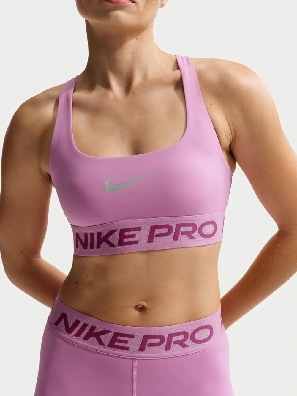 Pink Nike Pro Matching Set